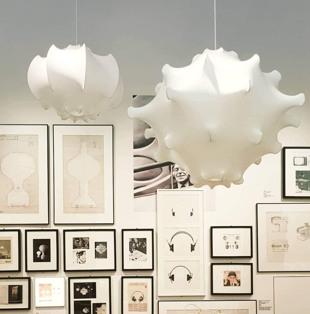 Cocoon Bloom Pendant Lamp Dia 24.8″ x H 19.7″ / Dia 63cm x H 50cm / White Pendant light