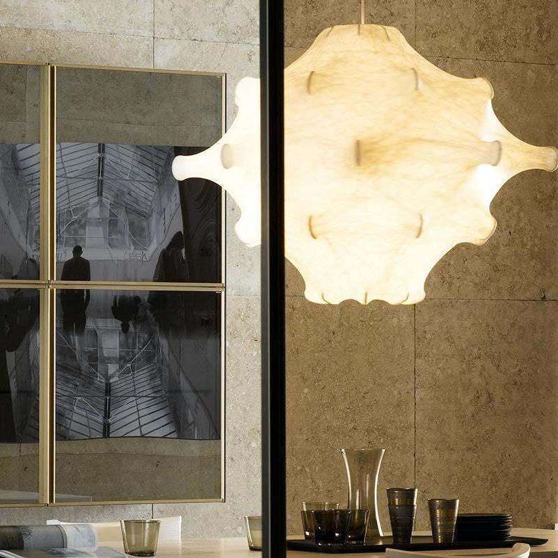 Cocoon Bloom Pendant Lamp Dia 24.8″ x H 19.7″ / Dia 63cm x H 50cm / White Pendant light