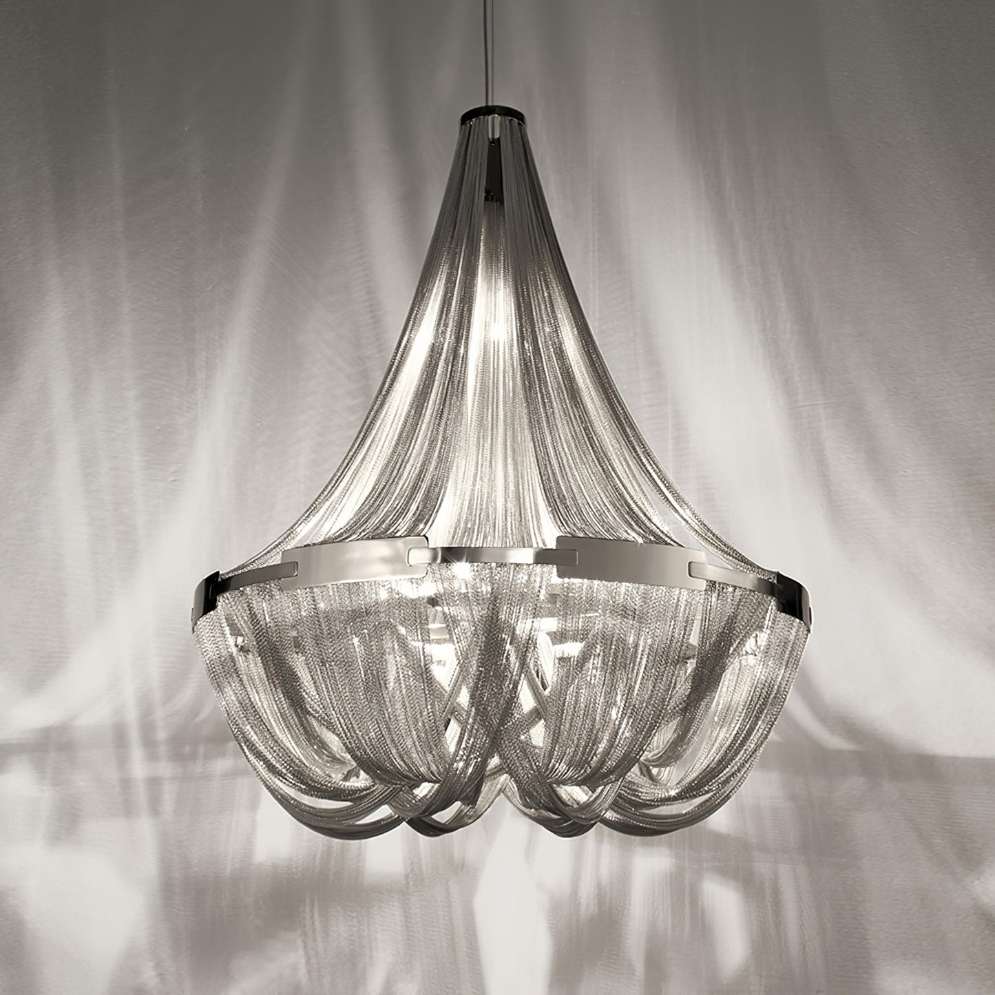Tassel Aluminum Chain Chandelier Chandelier
