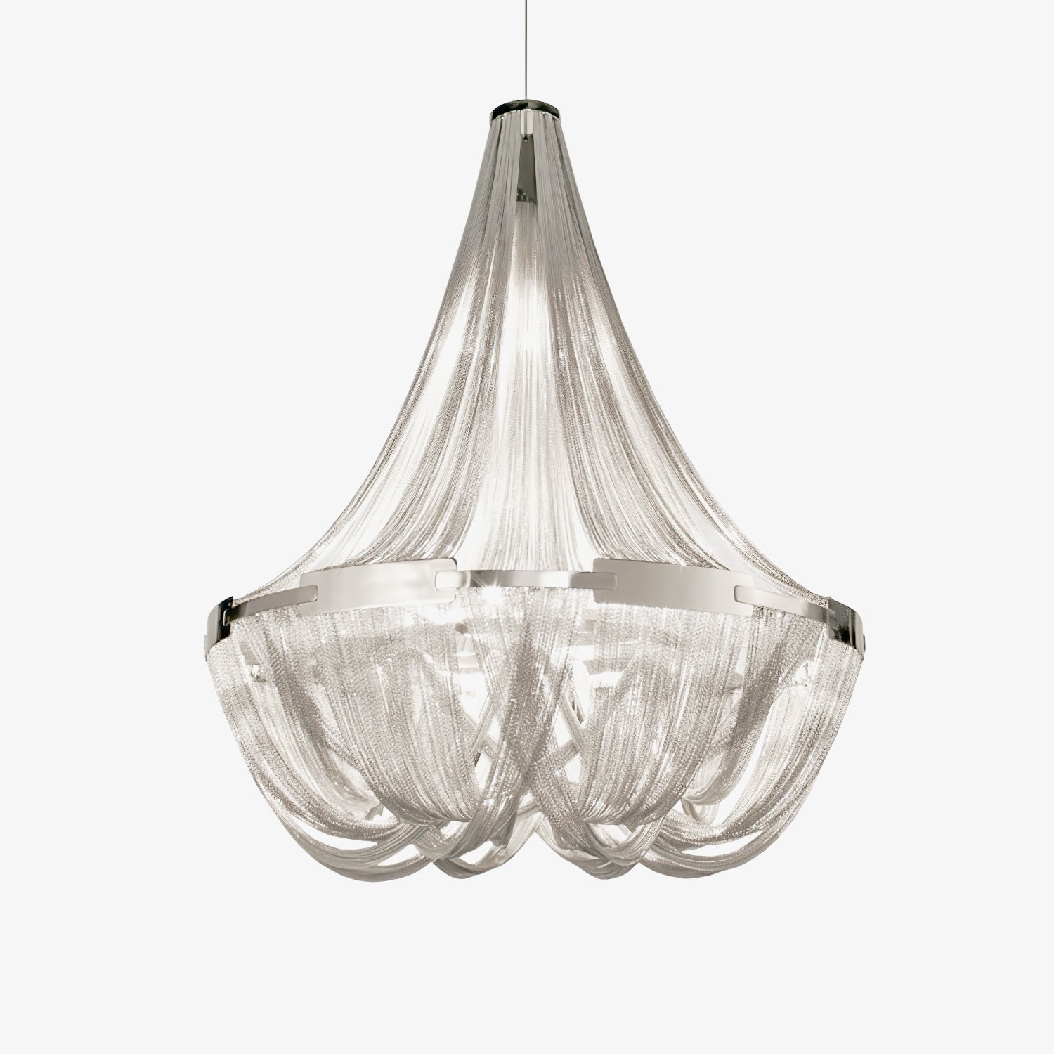 Tassel Aluminum Chain Chandelier Chandelier