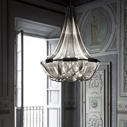 Tassel Aluminum Chain Chandelier Chandelier