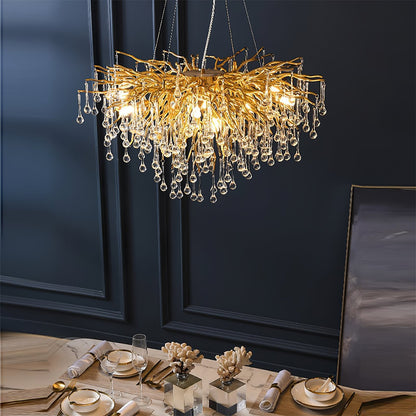 Teardrop Crystal Chandelier Chandelier