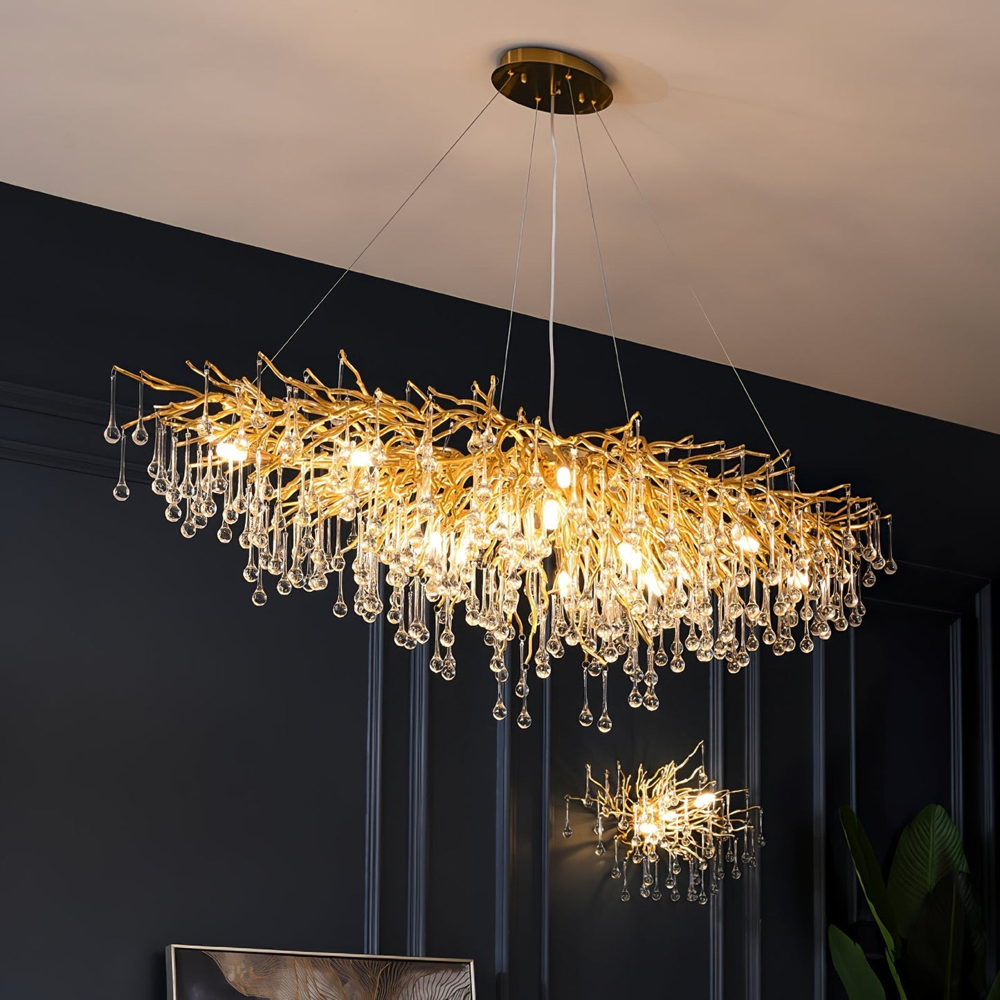 Teardrop Crystal Chandelier Chandelier