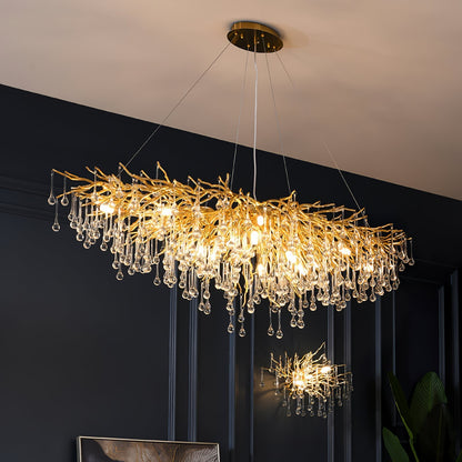 Teardrop Crystal Chandelier Chandelier