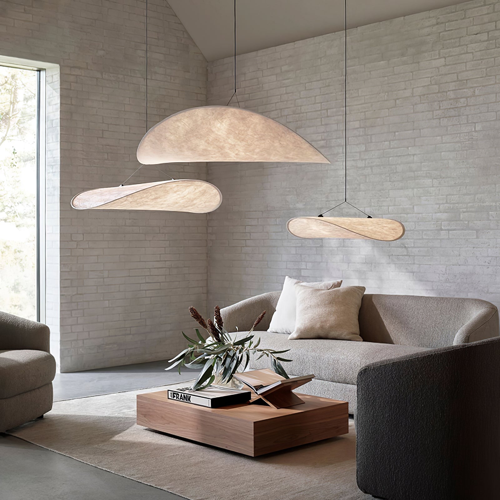 Tense Tyvek Pendant Lamp 1001 Pendant light