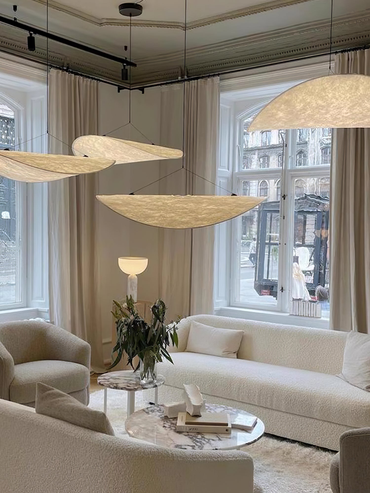 Tense Tyvek Pendant Lamp 1001 Pendant light