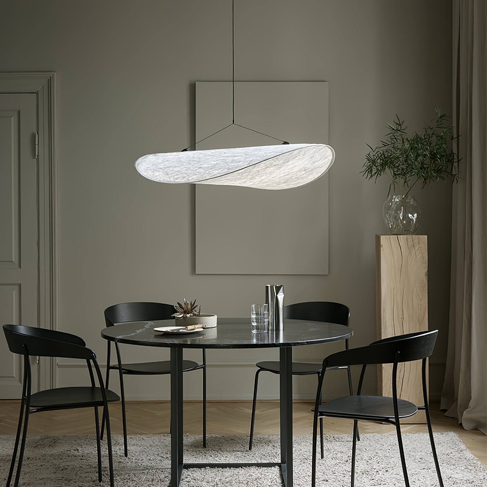 Tense Tyvek Pendant Lamp 1001 Pendant light