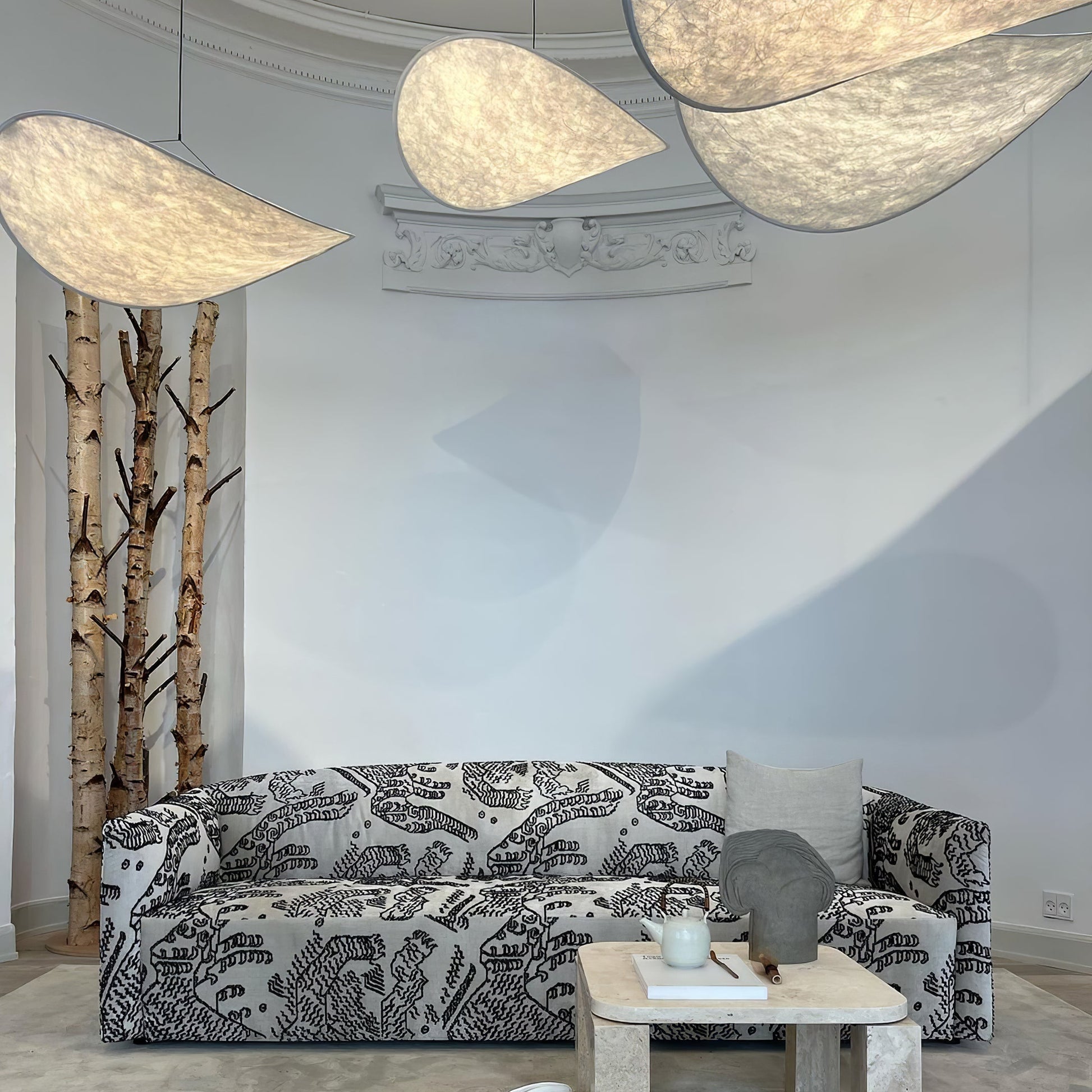 Tense Tyvek Pendant Lamp 1001 Pendant light