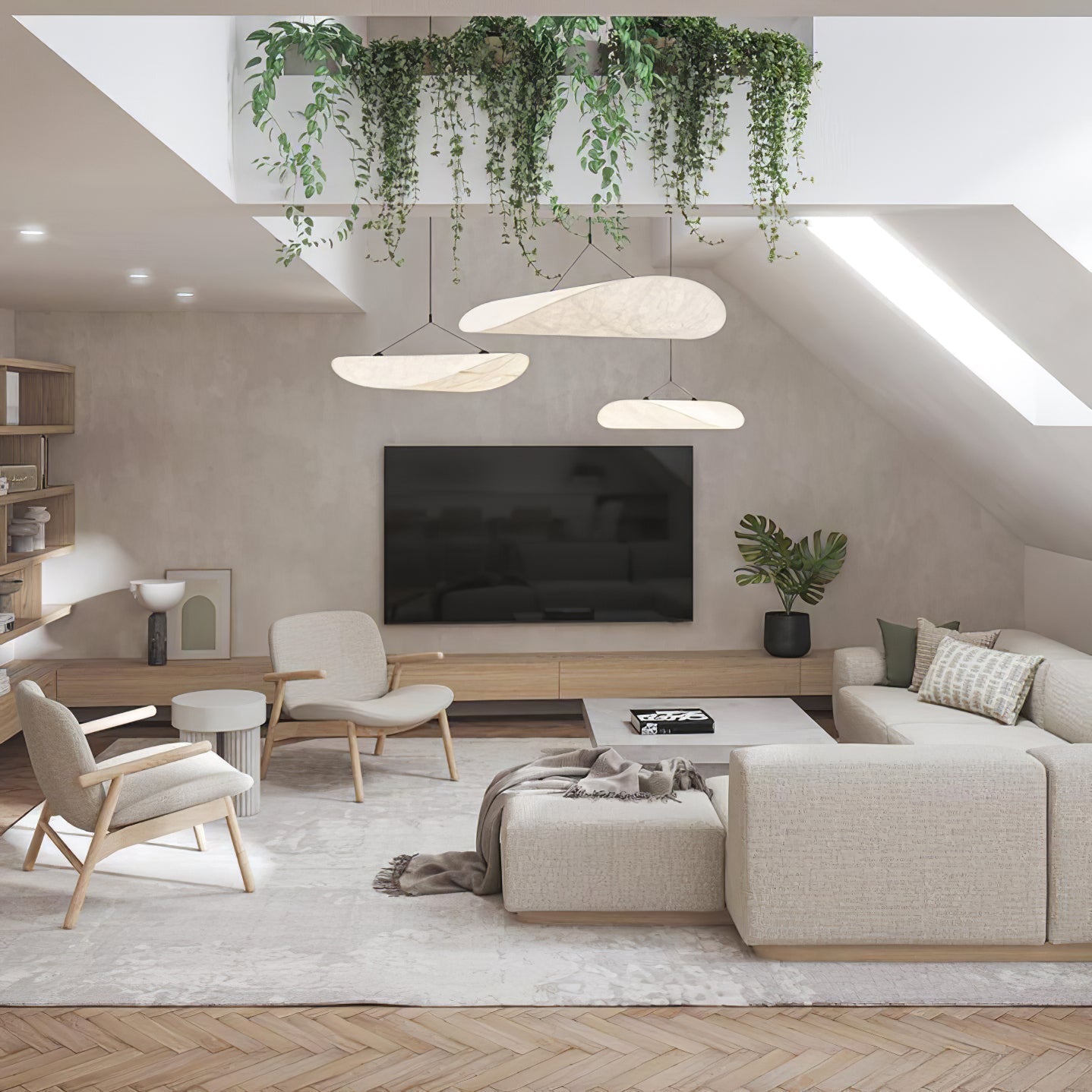 Tense Tyvek Pendant Lamp 1001 Pendant light
