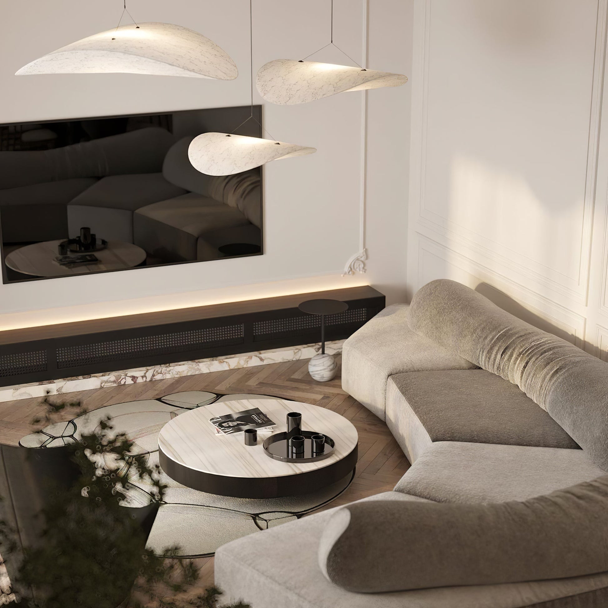 Tense Tyvek Pendant Lamp 1001 Pendant light