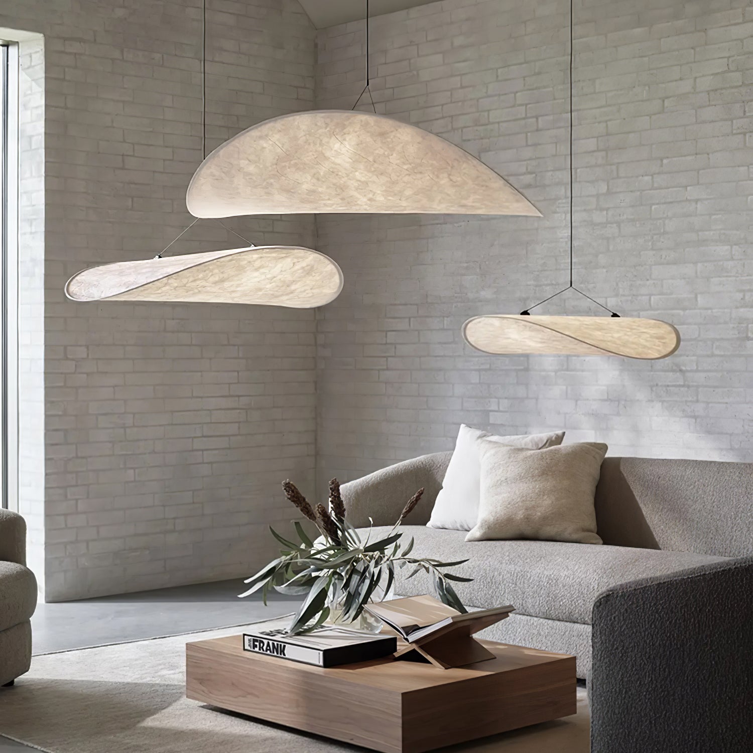 Tense Tyvek Pendant Lamp 1001 Pendant light