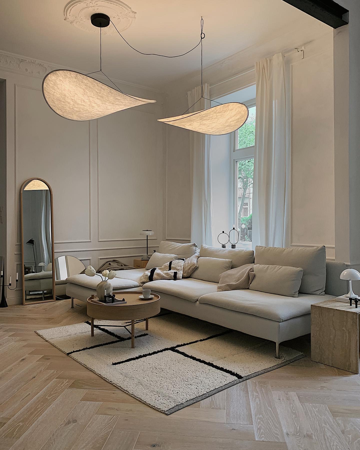 Tense Tyvek Pendant Lamp 1001 Pendant light