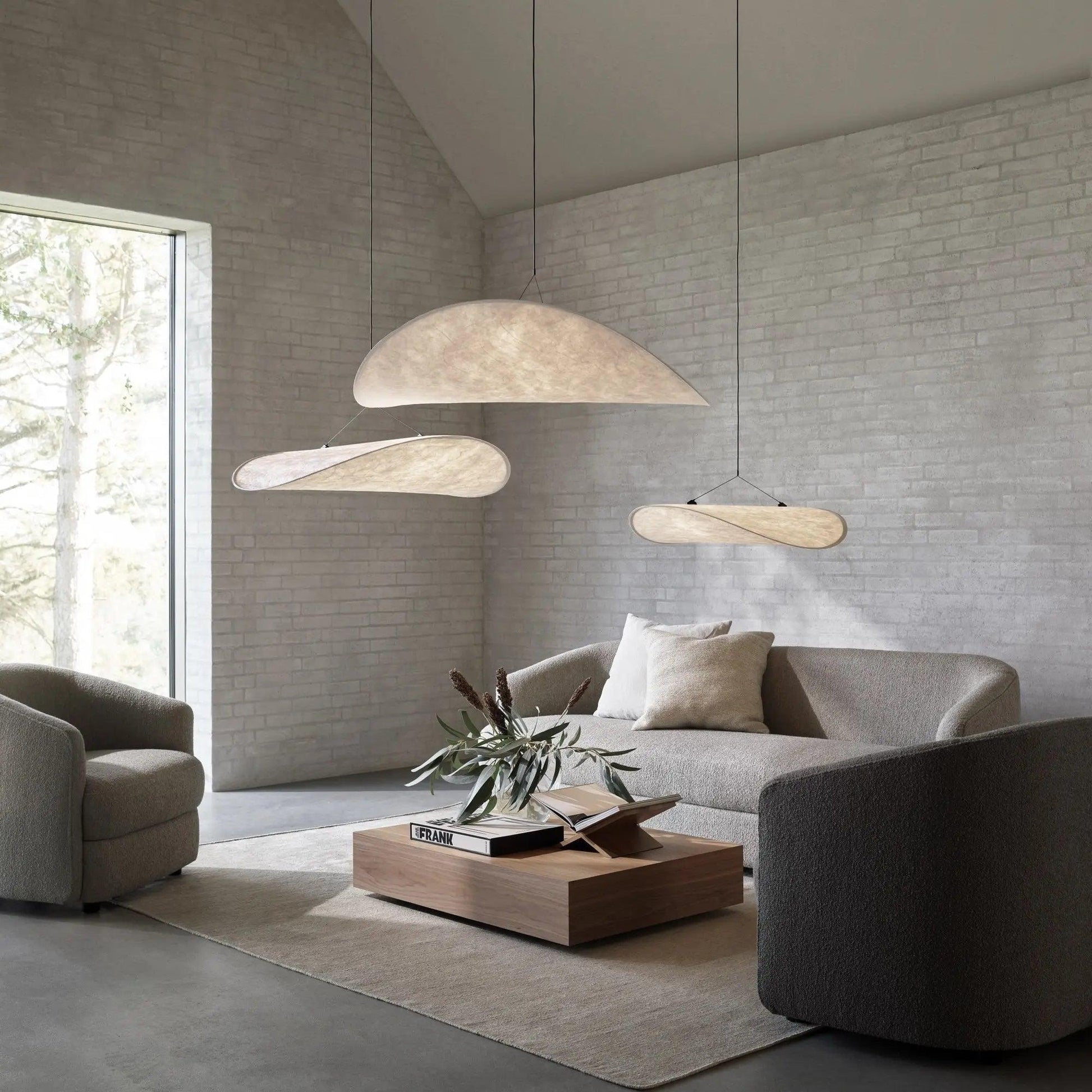 Tense Tyvek Pendant Lamp 1001 Pendant light