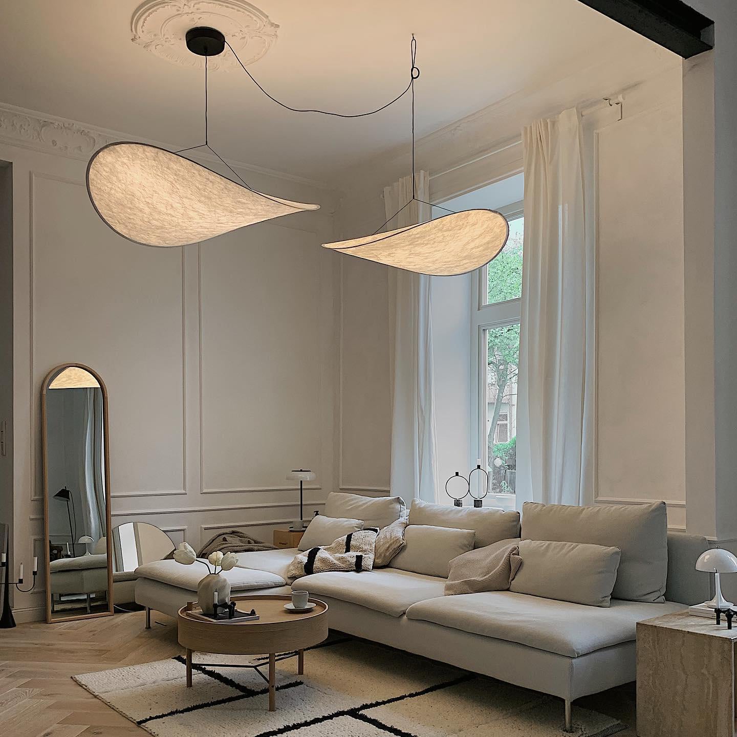 Tense Tyvek Pendant Lamp 1001 Pendant light