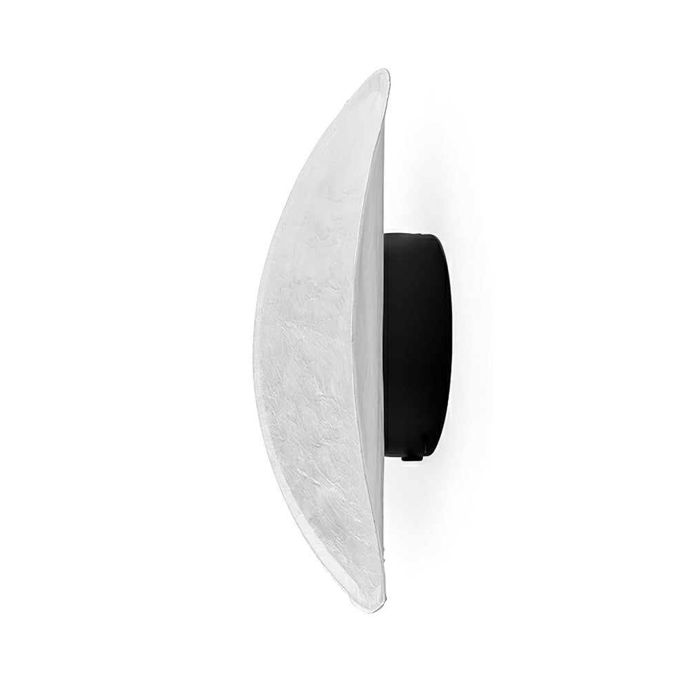 Tense Wall Lamp Dia 14.6″ x H 13″ / White & Black / Warm Light Wall lamp