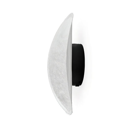 Tense Wall Lamp Dia 14.6″ x H 13″ / White & Black / Warm Light Wall lamp