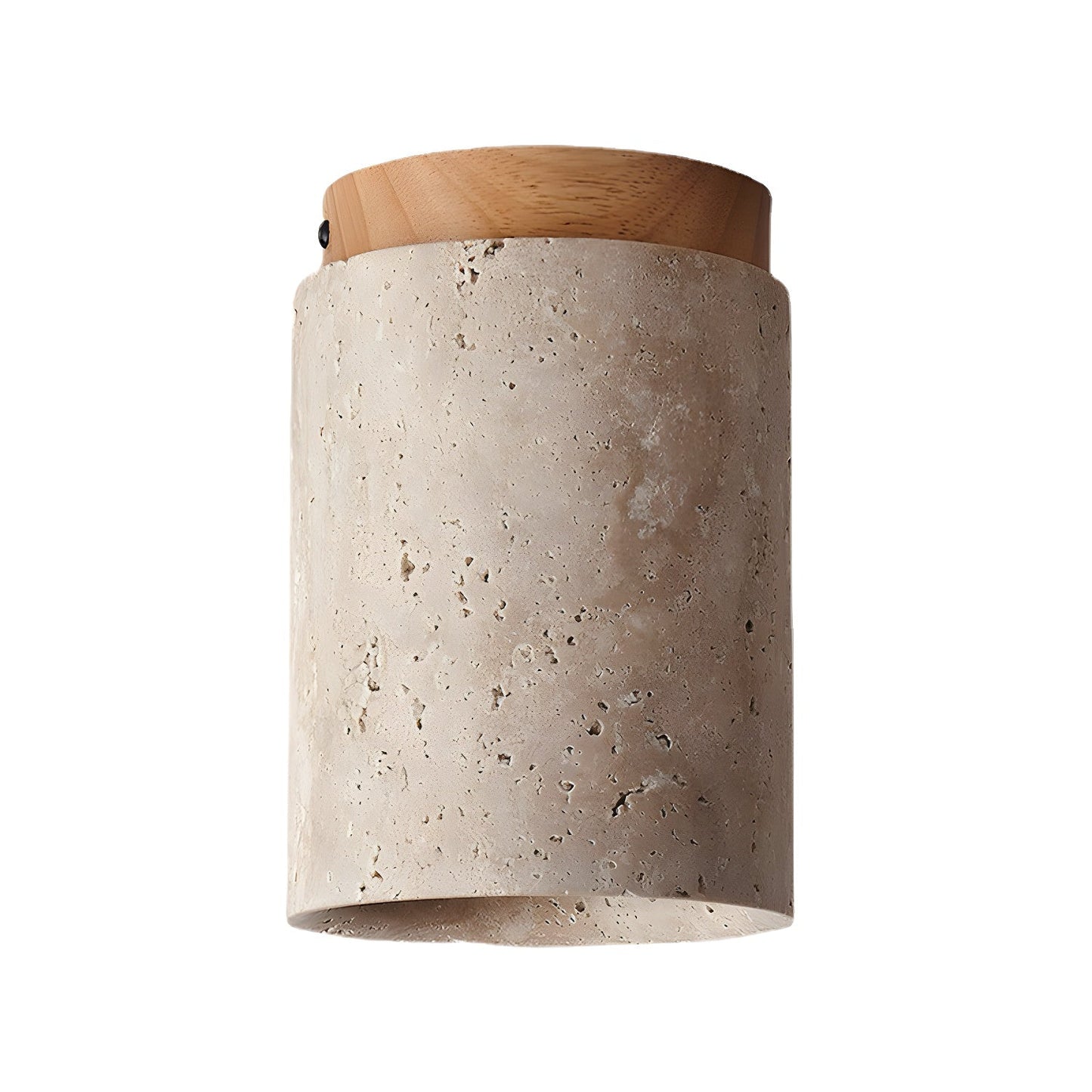 Terra Cylinder Ceiling Light Dia 4.3″ x H 6.3″ / Wood Color Ceiling lamp