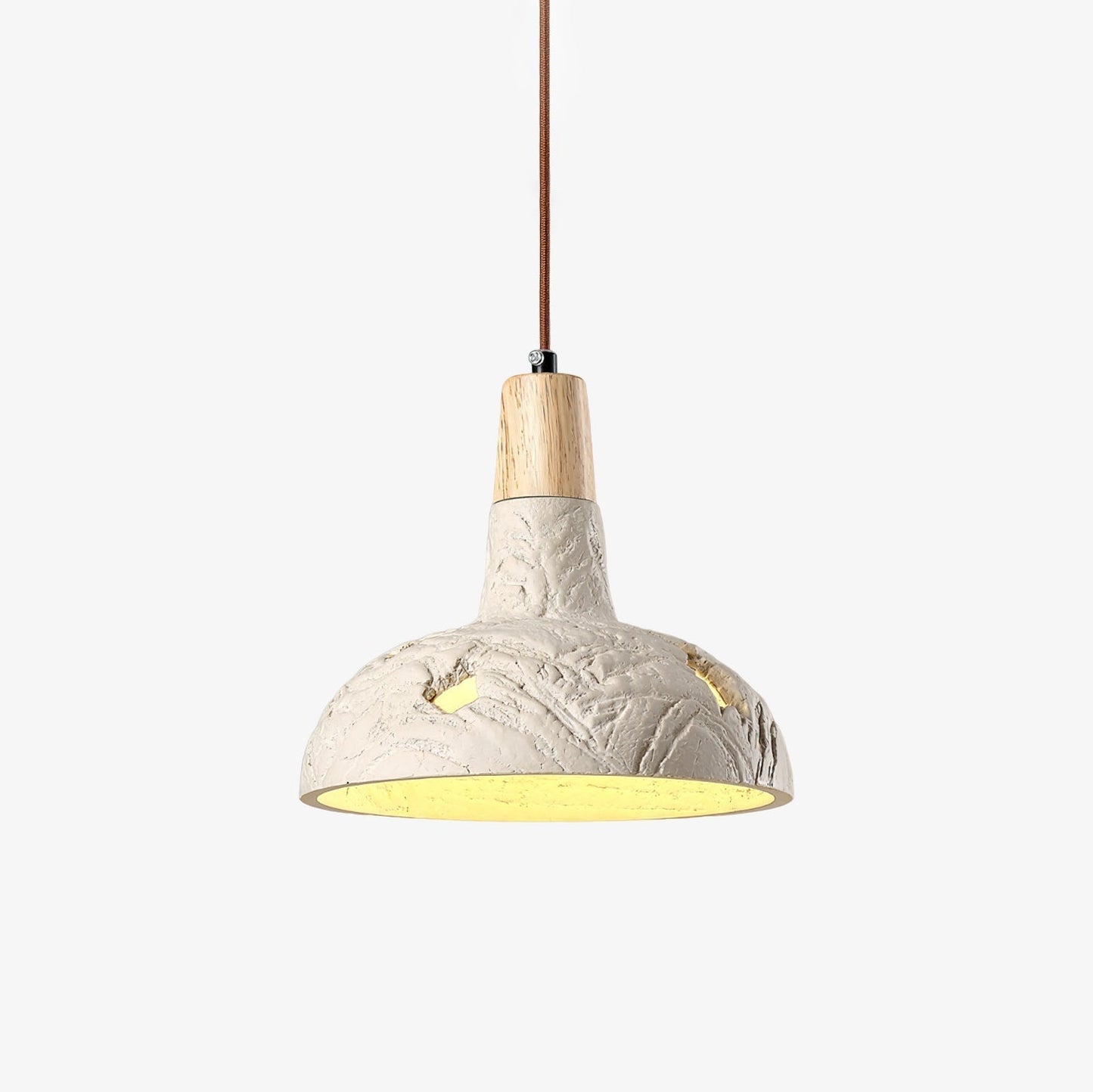 Cement Carve Pendant Lamp Dia 9.1″ x H 7.9″ / Cement Grey pendant Lamp