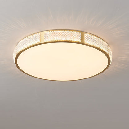 Tessera Ceiling Light Model C Dia 11.8″ x H 1.9″ / Brass & White / Warm Light 1001 Ceiling lamp