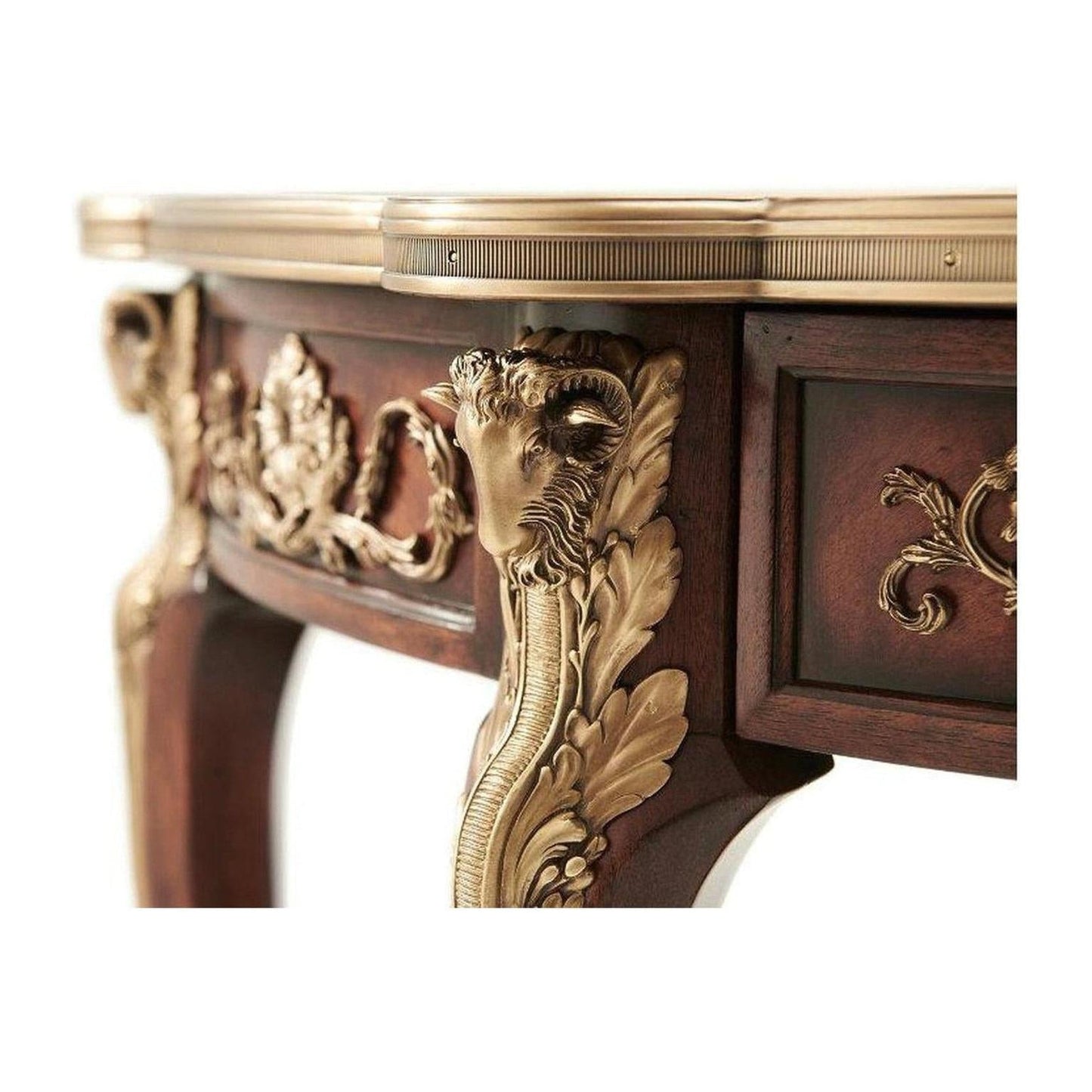 Theodore Alexander Ram's Head Console Table