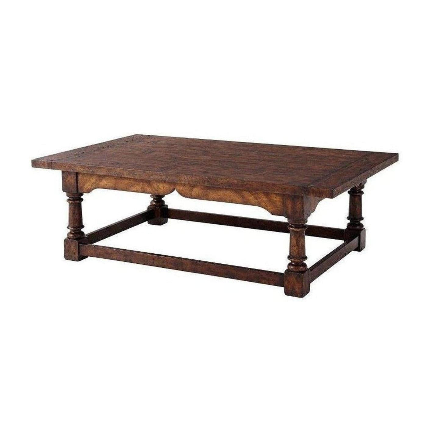 Theodore Alexander Victory Oak Cocktail Table