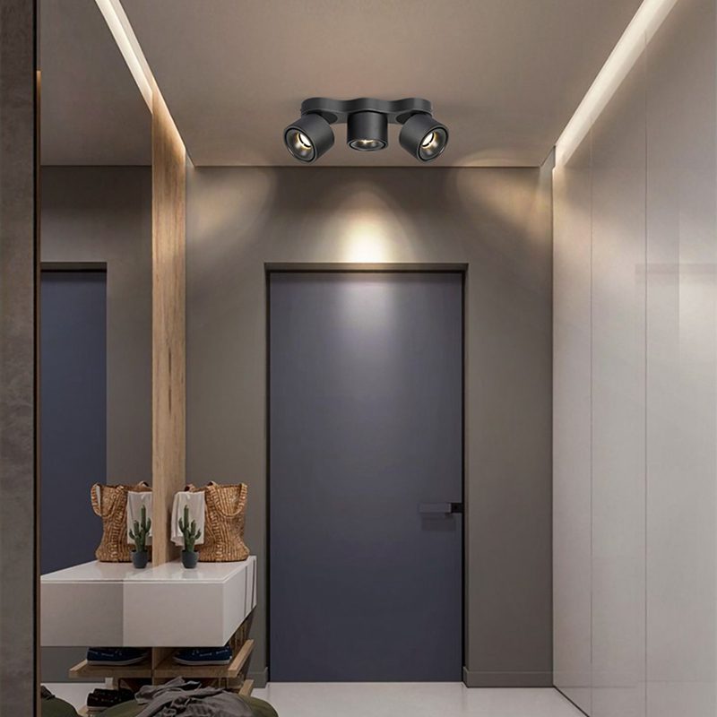 Three-heads Rotating Folding Ceiling Lamp Ceiling lamp