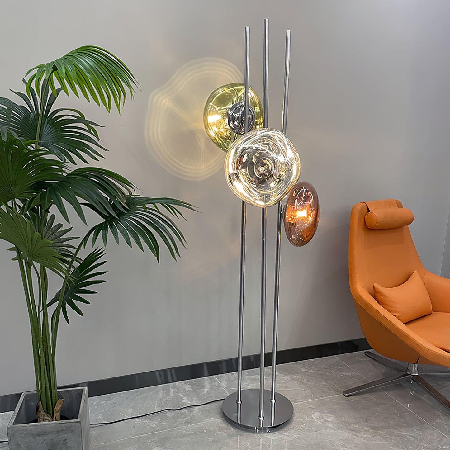 Three Lava Glass Floor Lamp Floor lamp
