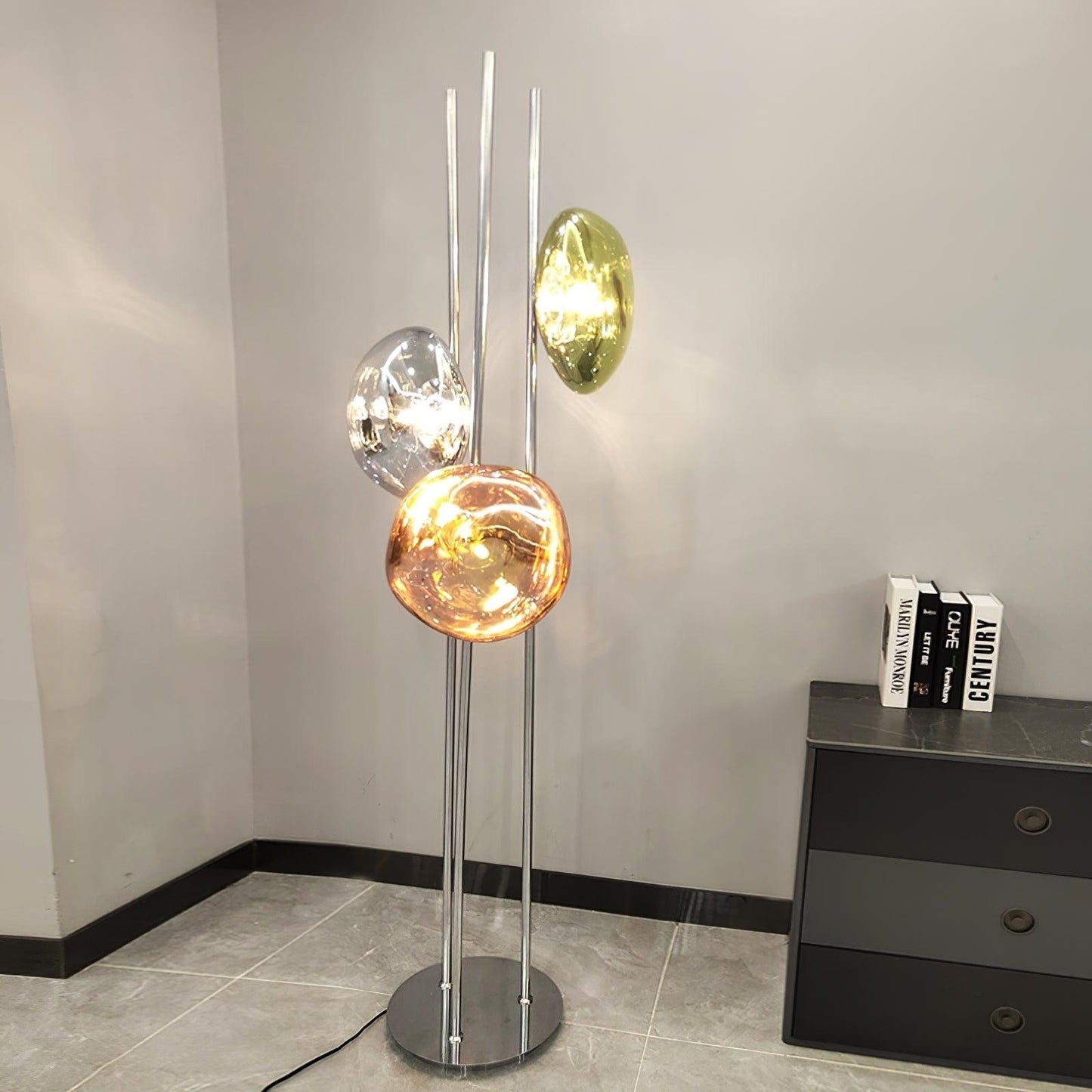 Three Lava Glass Floor Lamp Floor lamp