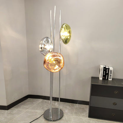 Three Lava Glass Floor Lamp Floor lamp