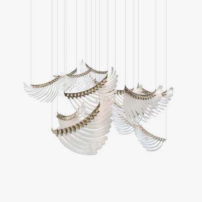 Tiered Palmette Chandelier Chandelier