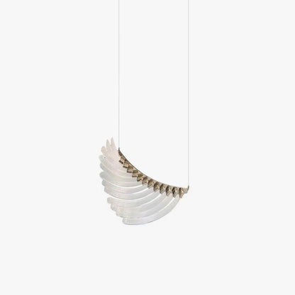Tiered Palmette Chandelier L 15″ x H 9.8″ / L 38cm x H 25cm / Chrome / Warm Light Chandelier