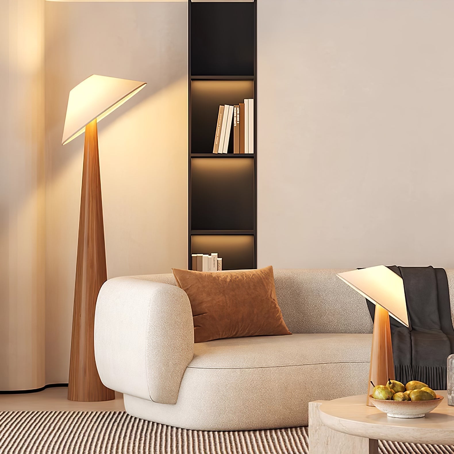 Tilt Hat Wooden Table Lamp Table lamp