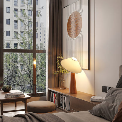 Tilt Hat Wooden Table Lamp Table lamp