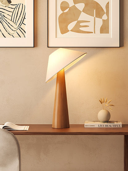 Tilt Hat Wooden Table Lamp Table lamp