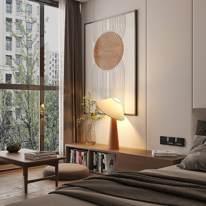 Tilt Hat Wooden Table Lamp Table lamp