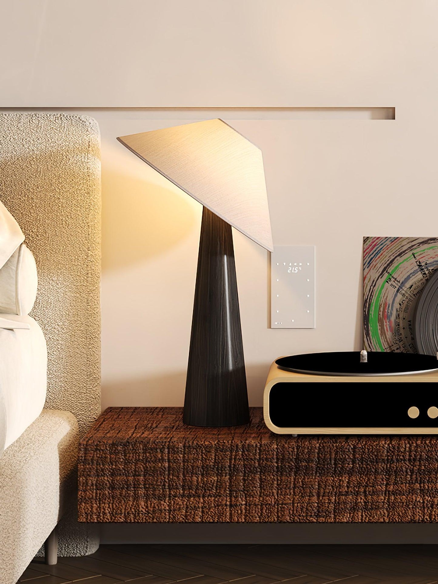 Tilt Hat Wooden Table Lamp Table lamp