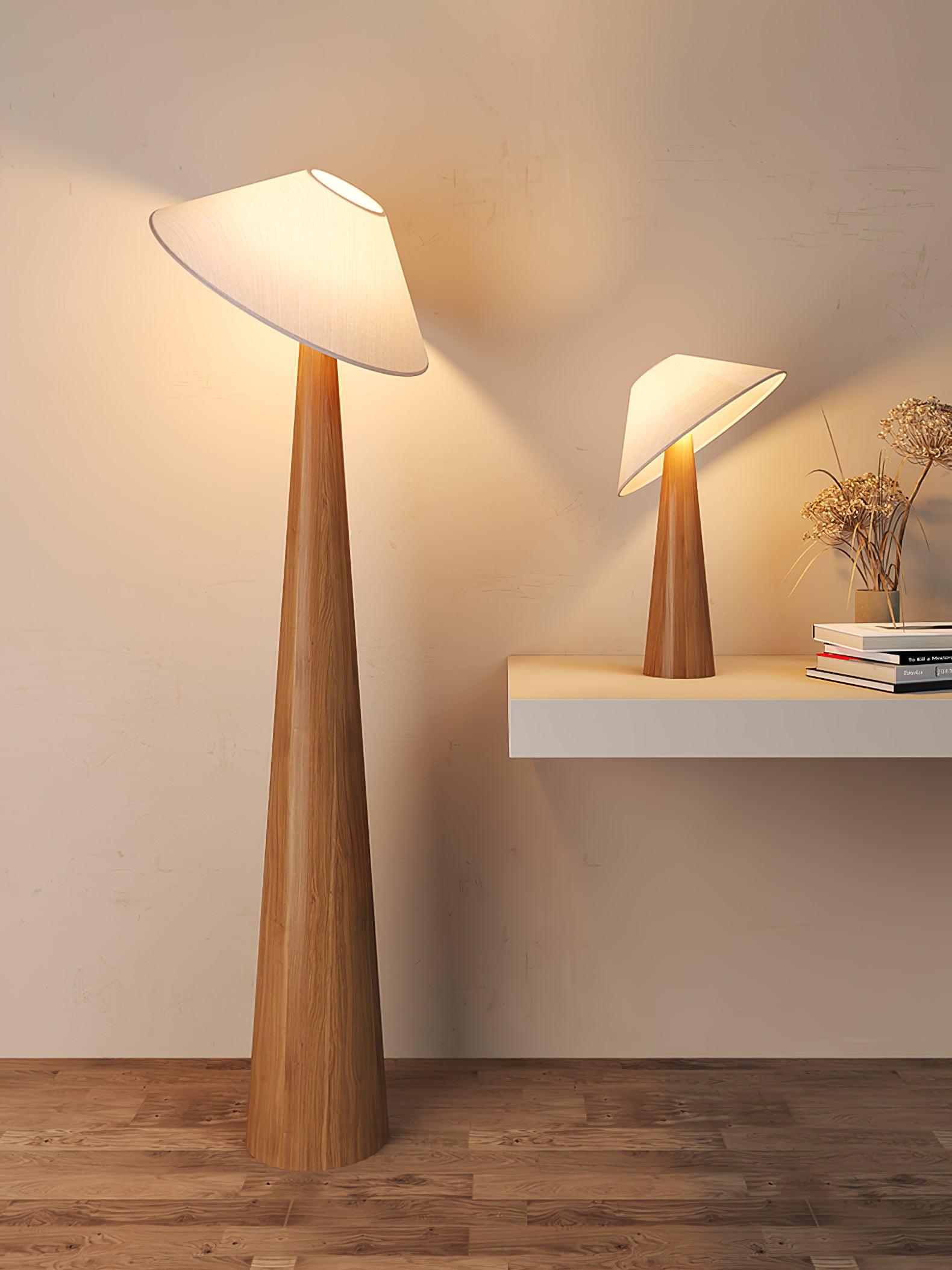 Tilt Hat Wooden Table Lamp Table lamp