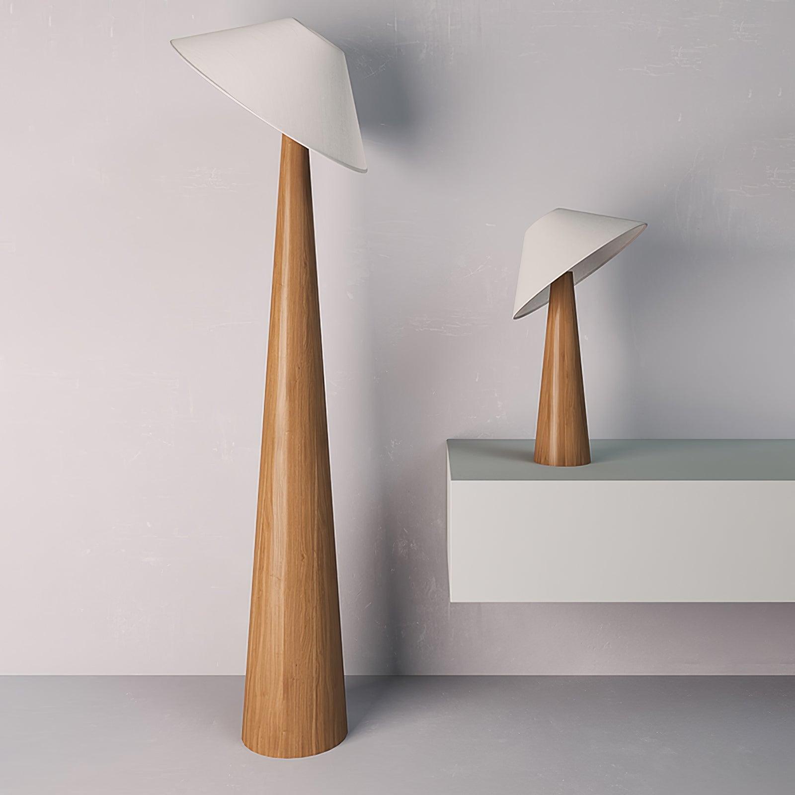 Tilt Hat Wooden Table Lamp Table lamp