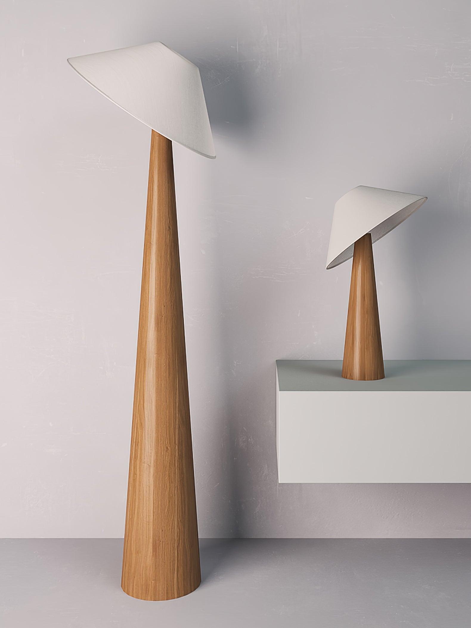 Tilt Hat Wooden Table Lamp Table lamp