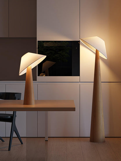 Tilt Hat Wooden Table Lamp Table lamp