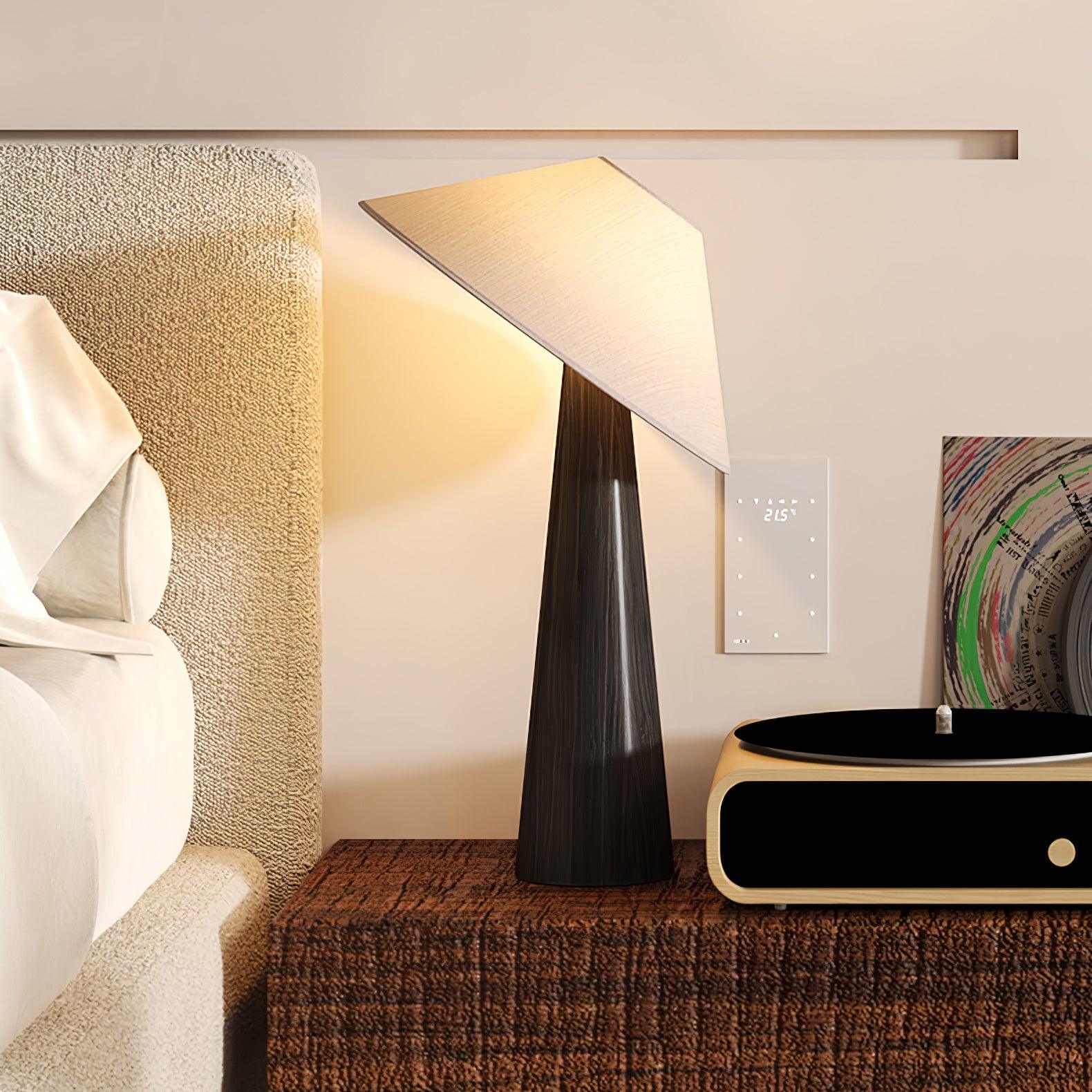 Tilt Hat Wooden Table Lamp Table lamp