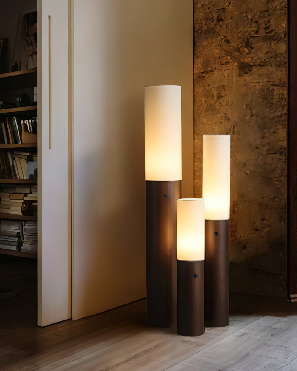 Timber Column Floor Lamp Floor lamp