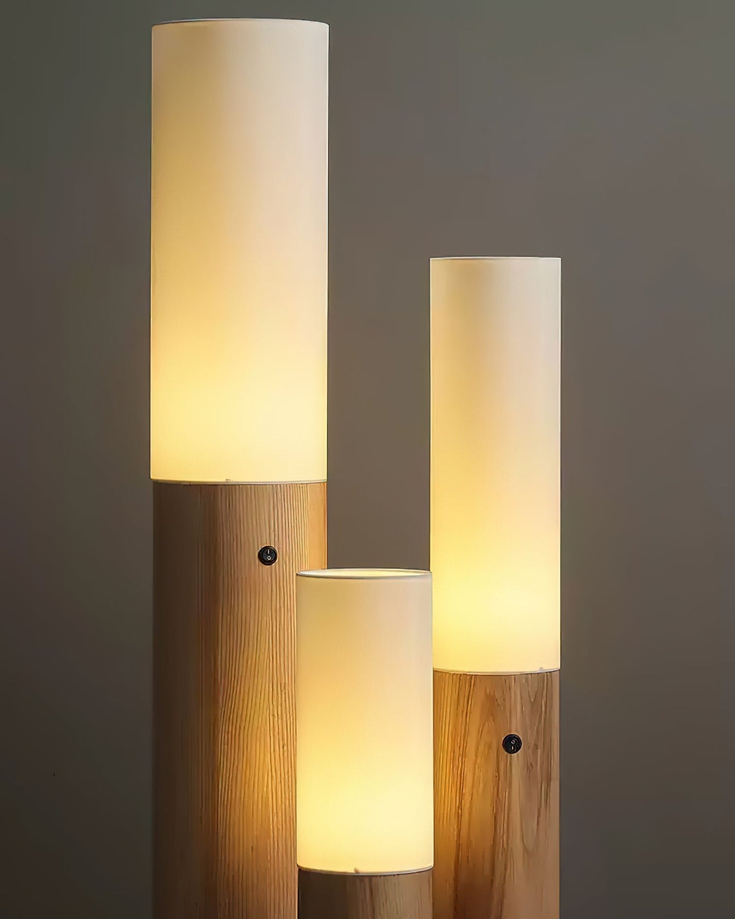 Timber Column Floor Lamp Floor lamp