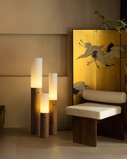 Timber Column Floor Lamp Floor lamp