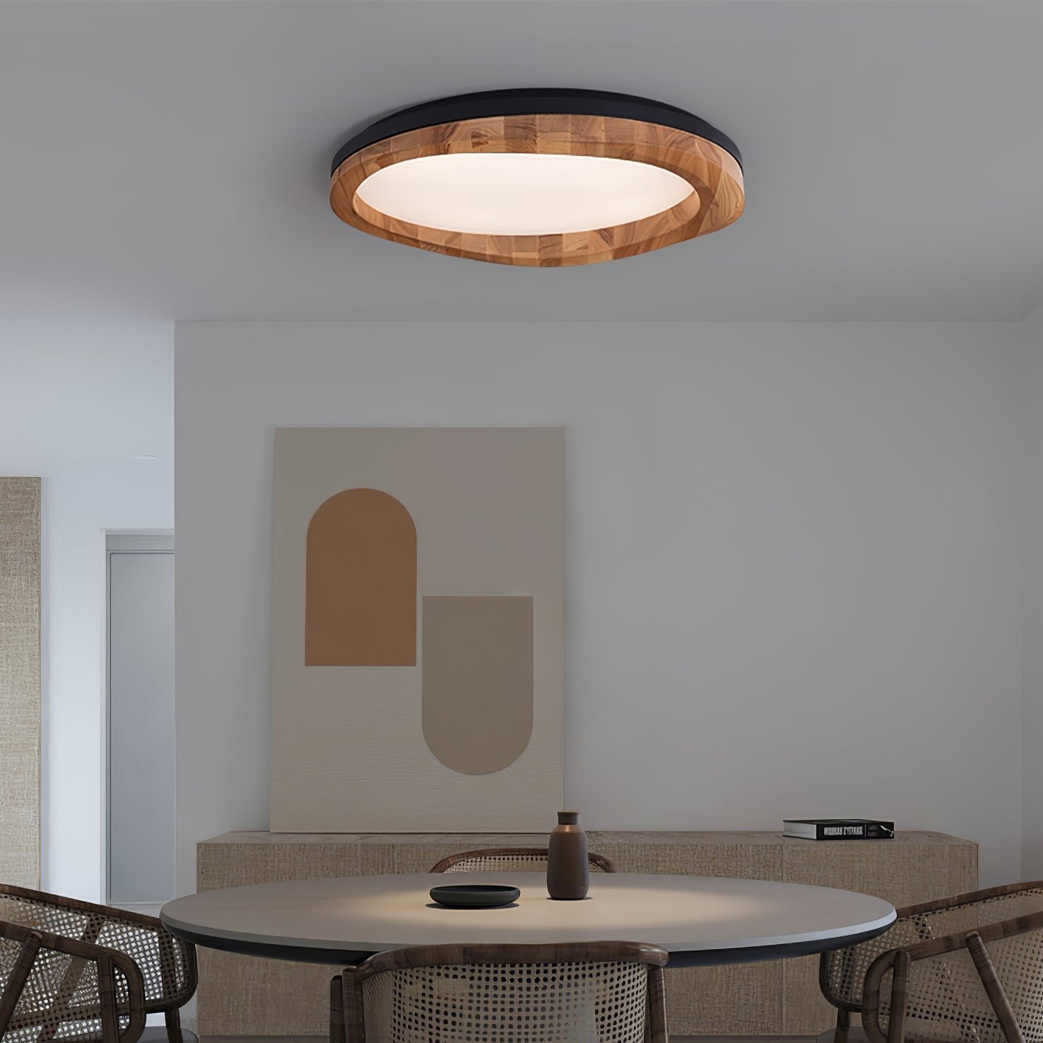 Timber Round Wood Ceiling Lamp Ceiling lamp