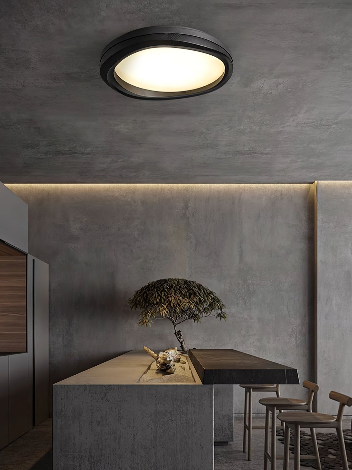 Timber Round Wood Ceiling Lamp Ceiling lamp