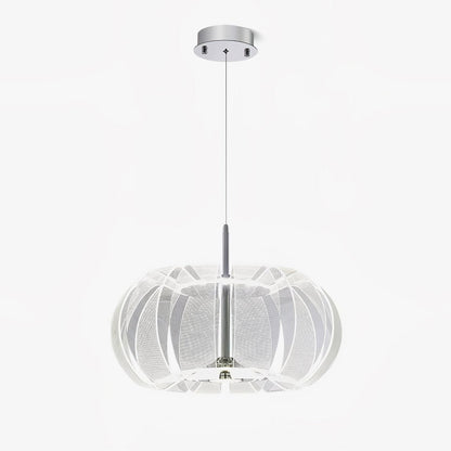 Timothy Globe Pendant Light ? 19.7″ x H 9.8″ / Dia 50cm x H 25cm / Chrome + Clear / Bi-color/Multicolor LED Pendant