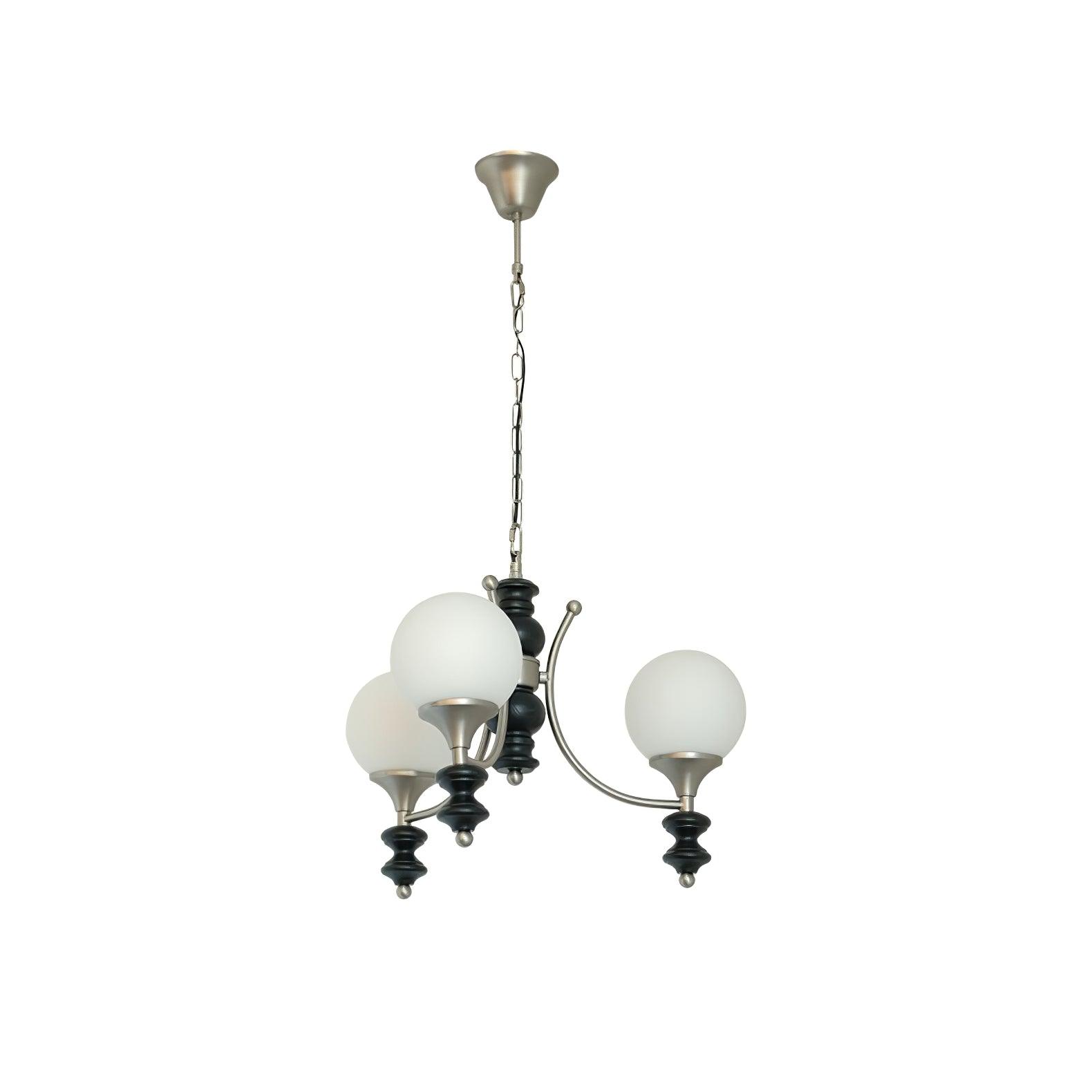 Tina Wooden Chandelier 3 heads Dia 57cm x H 24cm / ? 22.4″ x H 9.4″