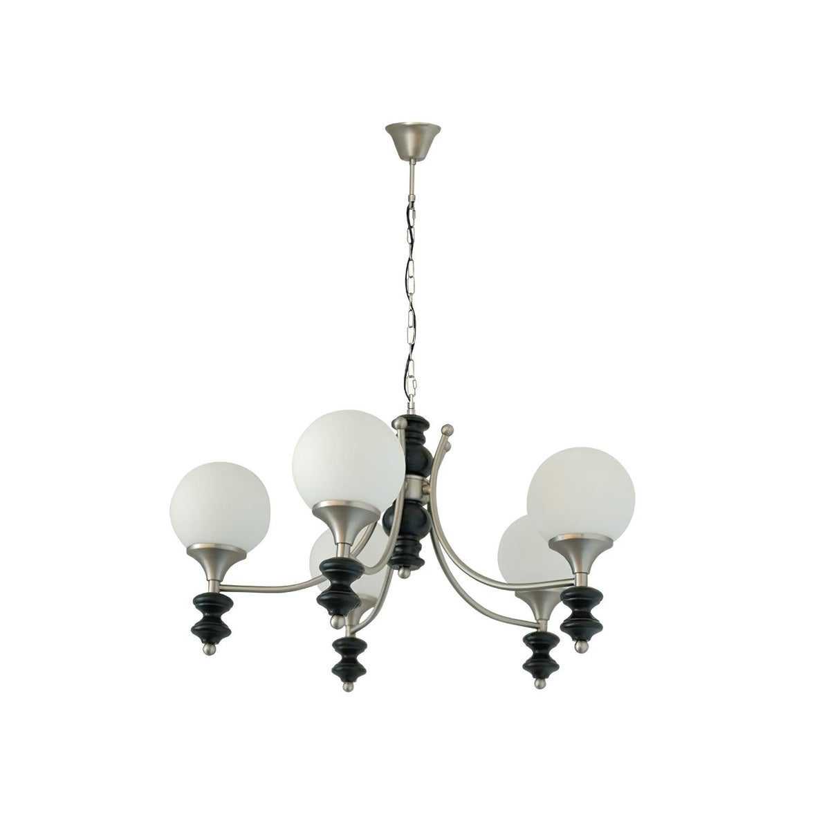 Tina Wooden Chandelier 5 heads Dia 73cm x H 26cm / Dia 28.7″ x H 10.2″