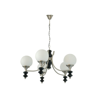 Tina Wooden Chandelier 5 heads Dia 73cm x H 26cm / Dia 28.7″ x H 10.2″